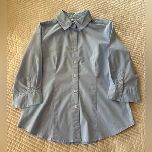 Women’s Blue Button Shirt Size Small